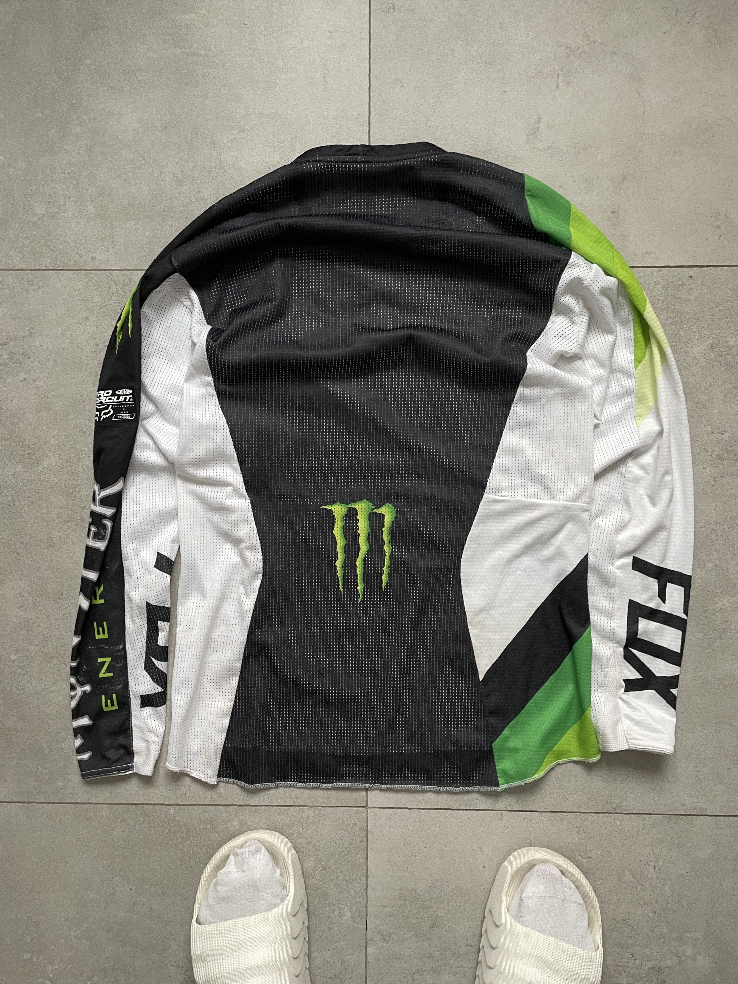 Fox Racing FOX MOTOCROSS GREEN WHITE MONSTER ENERGY LONGSLEEVE JERSEY Size US S / EU 44-46 / 1 - 2 Thumbnail