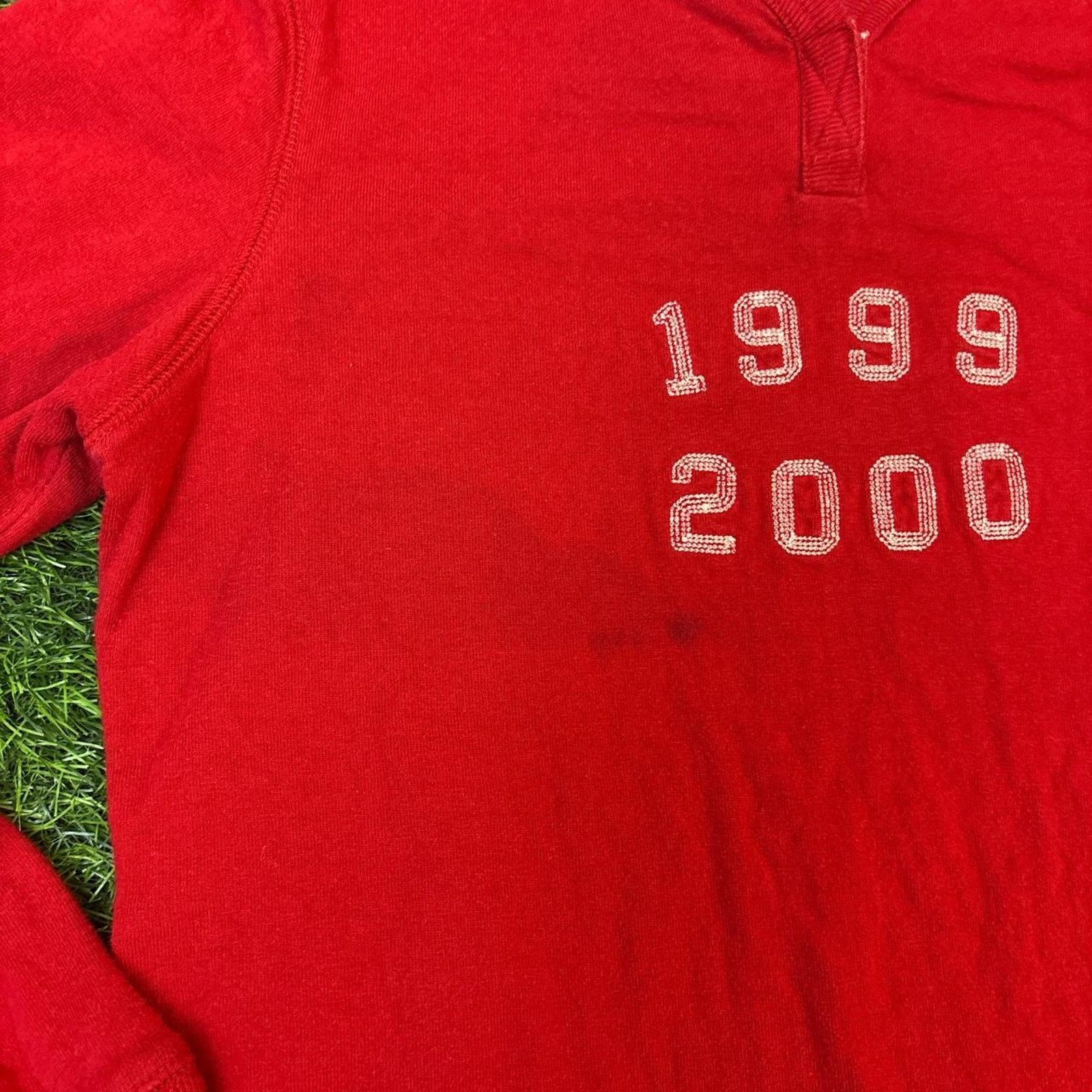 Gap Vintage '1999 2000' GAP Double Layered Graphic Long Sleeve Size S / US 4 / IT 40 - 3 Thumbnail
