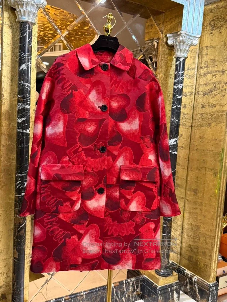Valentino Limited edition love graffiti coat
