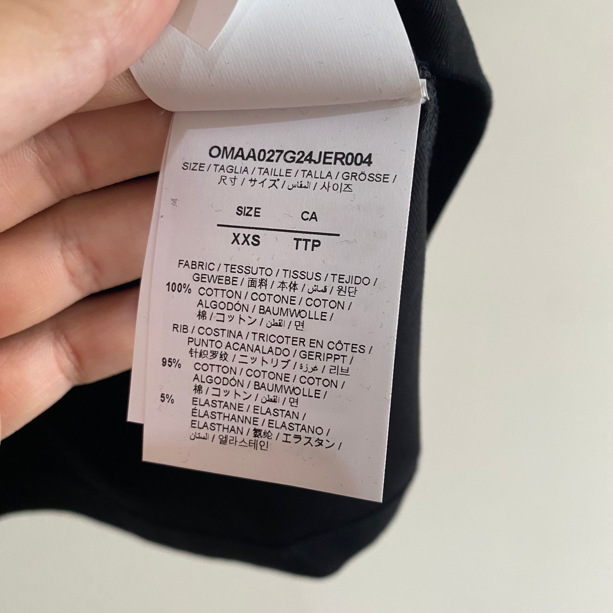 Off-White Black Blue Local Store "Miami" T-Shirt Size XXS / US 00 / IT 34 - 4 Thumbnail