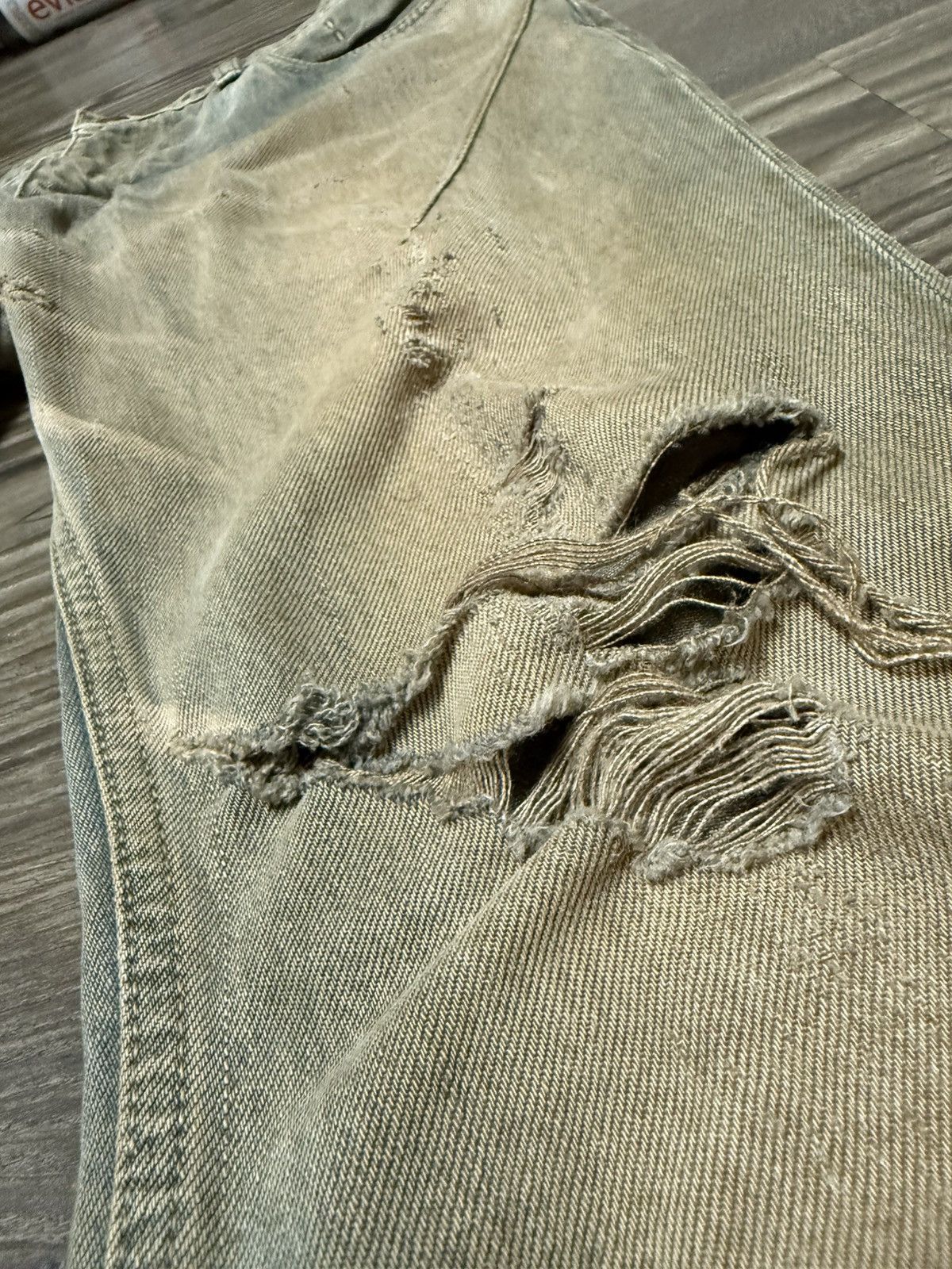 Number (N)ine number nine ss07 mudwash denim Size US 30 / EU 46 - 4 Thumbnail