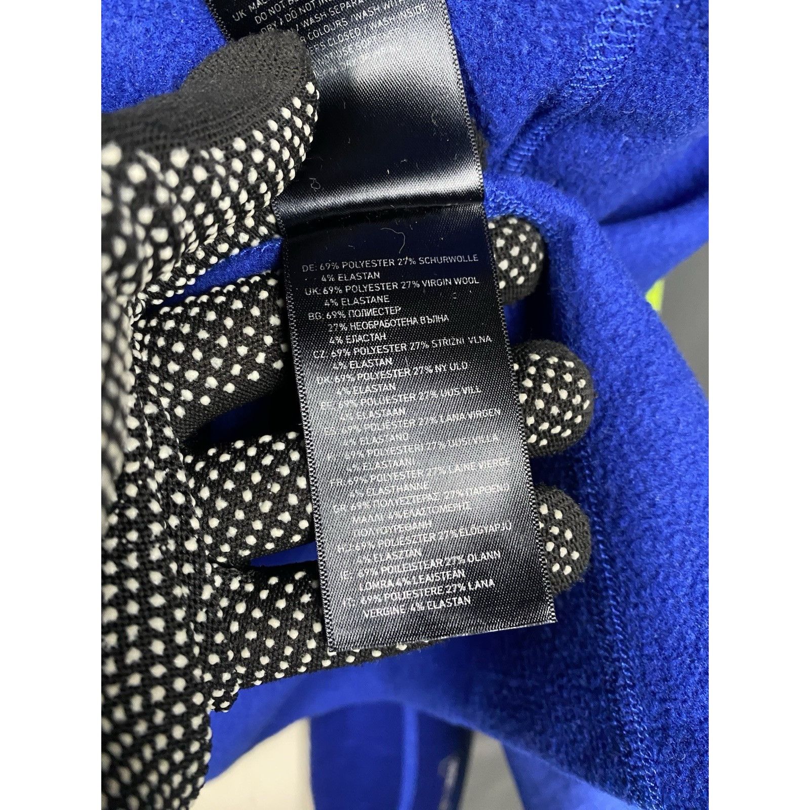 ORTOVOX Ortovox Men's Blue Full Zip Wool High Neck Sweater Size M Size US M / EU 48-50 / 2 - 13 Thumbnail