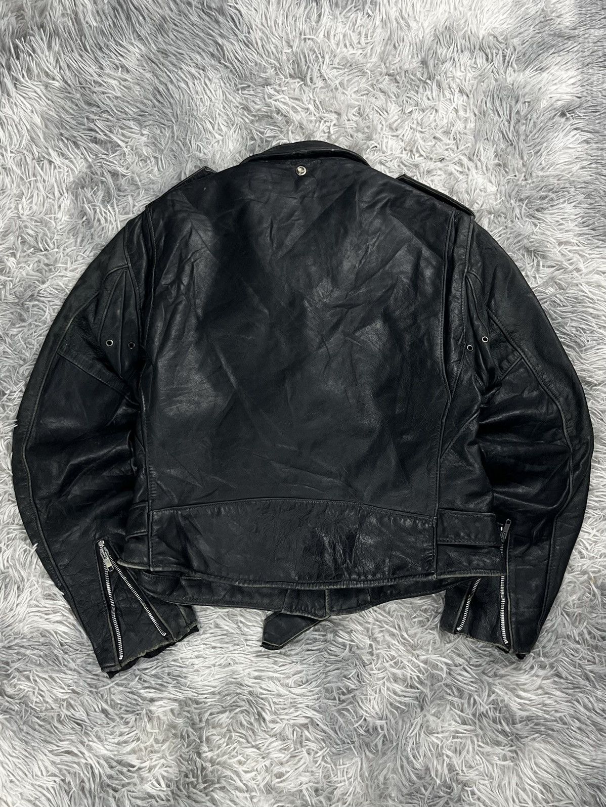 Schott Vintage Schott NYC Perfecto Leather Jacket Size 42 Size US L / EU 52-54 / 3 - 8 Thumbnail