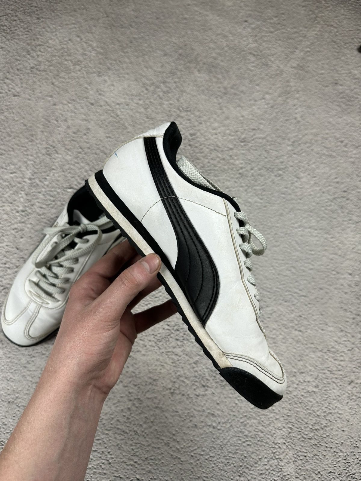 Puma Vintage Puma Roma Leather Sneakers Y2K Hype Style Size US 6 / IT 36 - 6 Thumbnail
