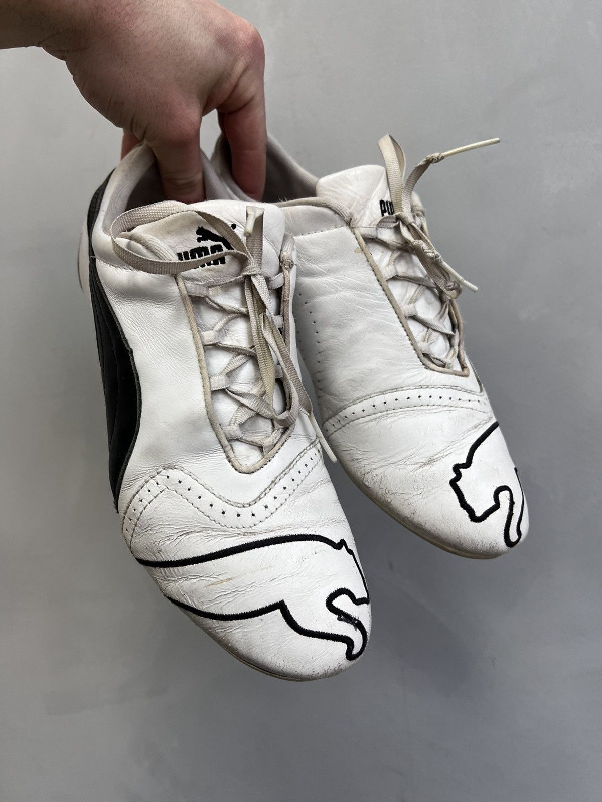 Adidas × Puma 00s SPEEDCAT PUMA Y-3 STYLE LEATHER MOTO BOOTS SNEAKERS Size US 8.5 / IT 38.5 - 10 Thumbnail