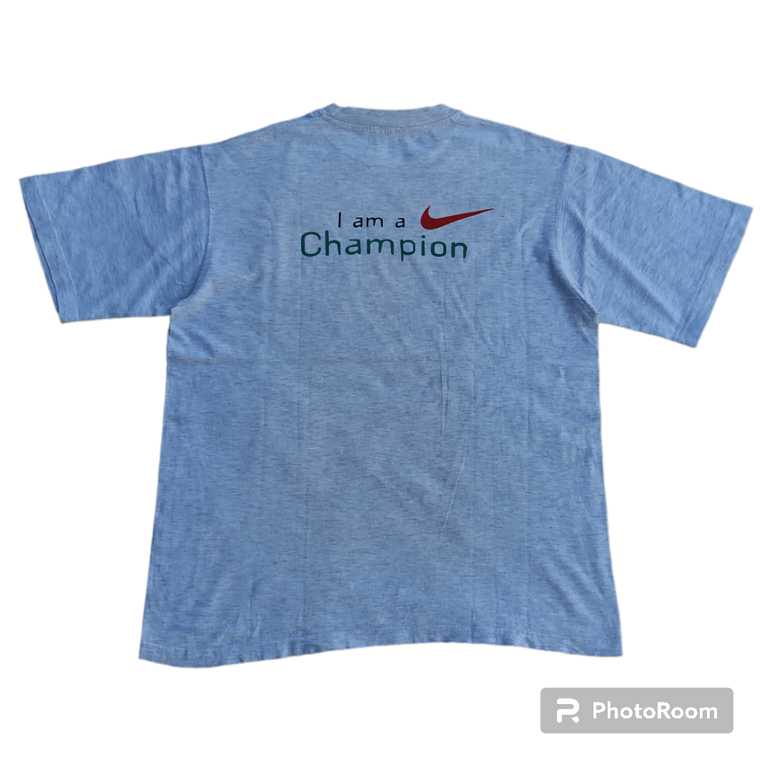 Nike × Vintage 💥Vintage 90's Nike Sheares Bridge Run T Shirt Size US M / EU 48-50 / 2 - 2 Thumbnail