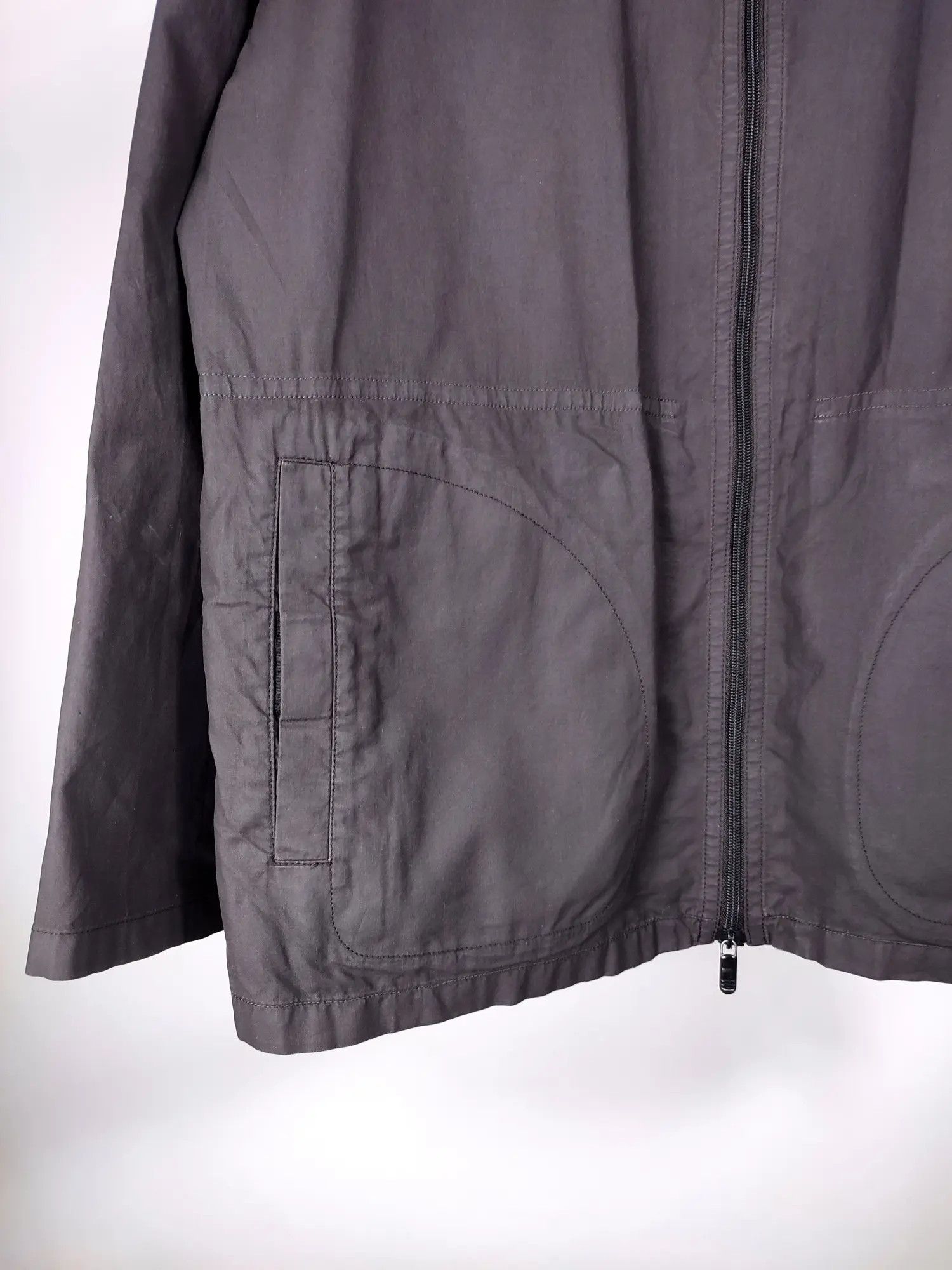 Emporio Armani 90's Emporio Armani Vintage Chore PU Worker jacket Size US XL / EU 56 / 4 - 4 Thumbnail