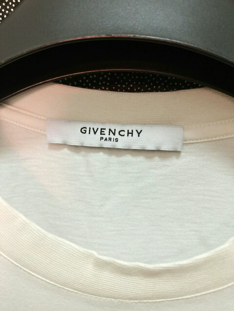 Givenchy Givenchy White Paris Letter Logo Short Sleeve T-Shirt Size US L / EU 52-54 / 3 - 4 Thumbnail