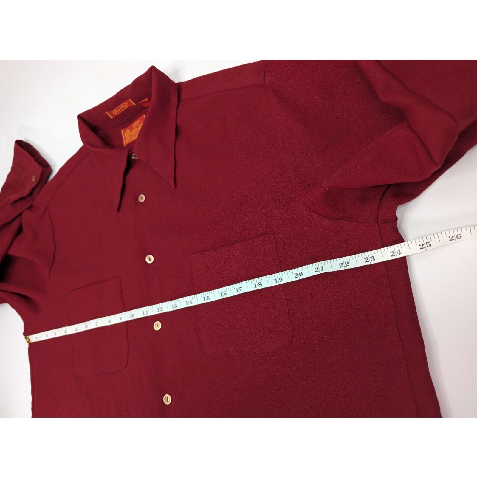 Sears VINTAGE Sears The Mens Store Shirt L Red Plaid Button-Up 70s Kings Road Japan Mens Size US L / EU 52-54 / 3 - 6 Thumbnail