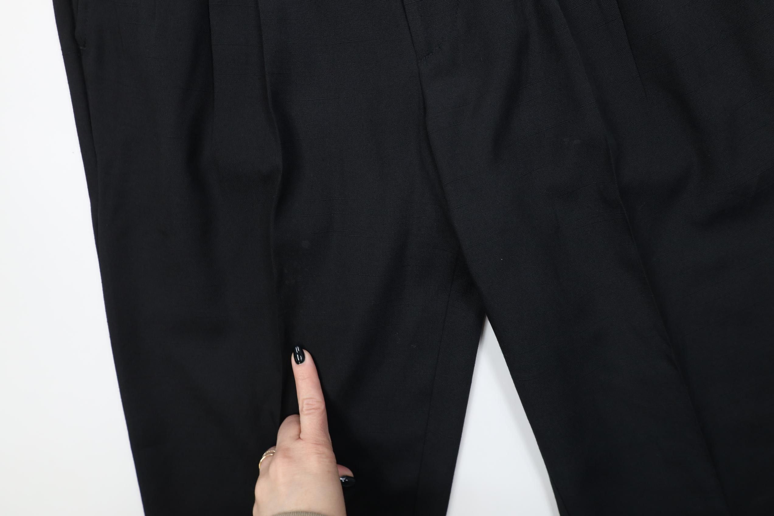 Vintage Vintage 90s Hollywood Regency Gabardine High Waisted Pants Size US 30 / EU 46 - 5 Thumbnail