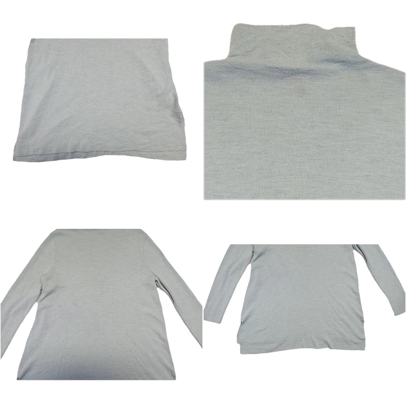 Eileen Fisher VINTAGE Eileen Fisher Sweater Mock Neck 100% Merino Wool S Sage Green Womens Size S / US 4 / IT 40 - 8 Thumbnail