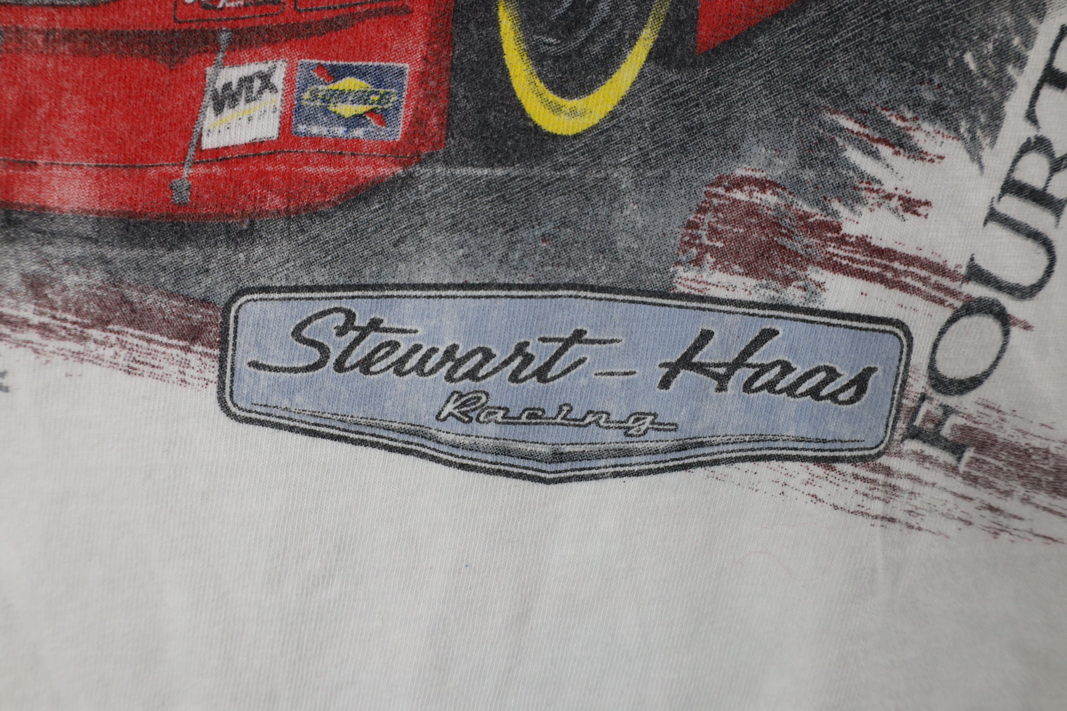 Vintage Vintage Y2K NASCAR Tony Stewart Racing Short Sleeve T-Shirt Size US XXL / EU 58 / 5 - 9 Thumbnail