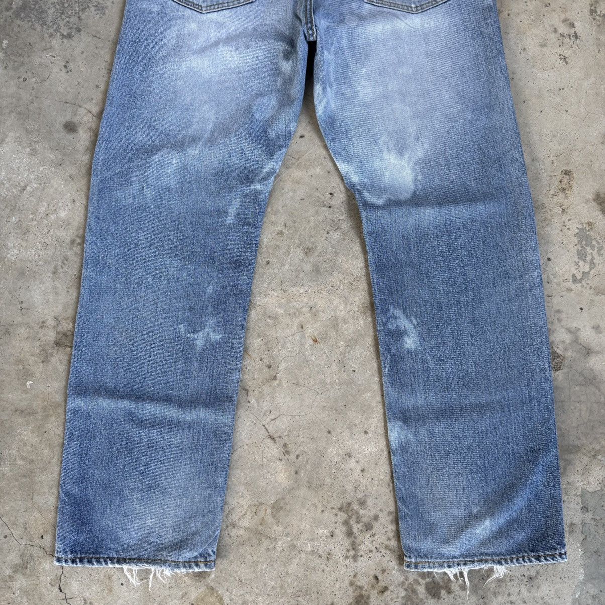Japanese Brand Vintage Japanese Distressed Faded Stone Wash Denim Jeans Size US 35 - 10 Thumbnail
