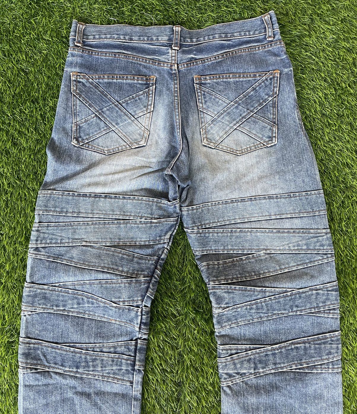 Undercover × Vandalize Vintage 90s🔥VANDALIZE✖️UNDERCOVER🔥Double PatchWork Denim Size US 34 / EU 50 - 4 Thumbnail