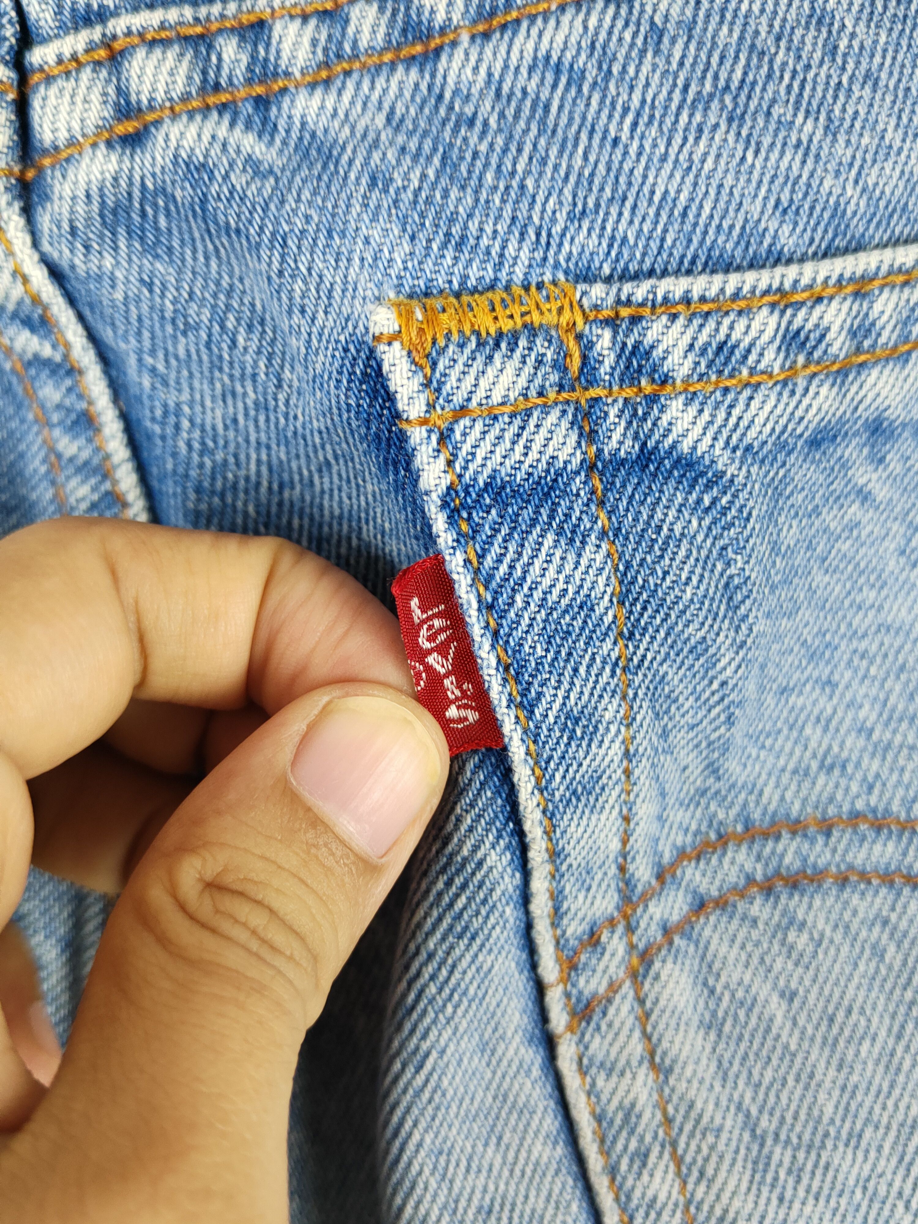 Levi's × Vintage Levi's Blue Distressed vintage denim Jeans #S1834 Size US 35 - 8 Thumbnail