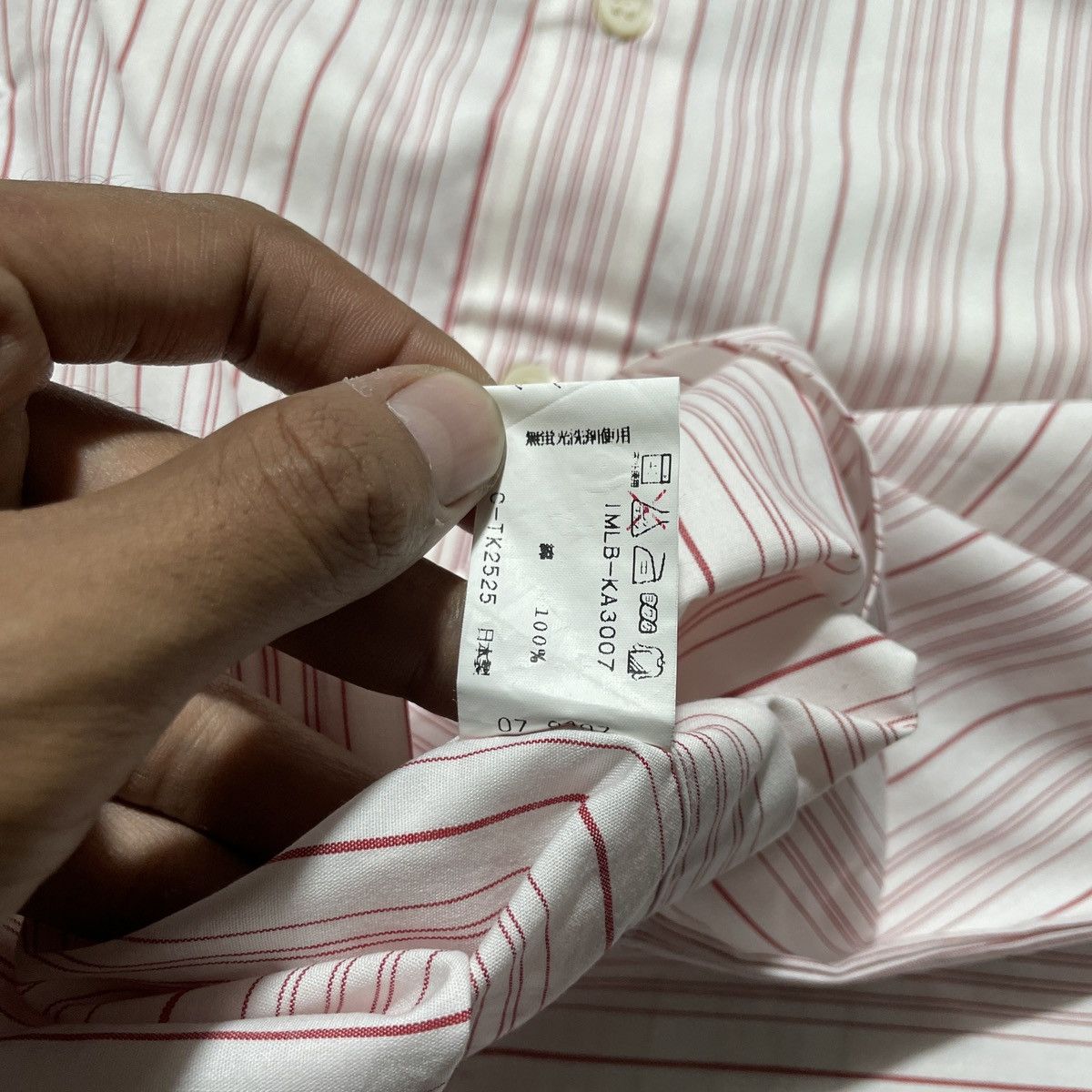 Issey Miyake × Seiko Vintage Issey Miyake Striped Shirts Japan Size US M / EU 48-50 / 2 - 6 Thumbnail