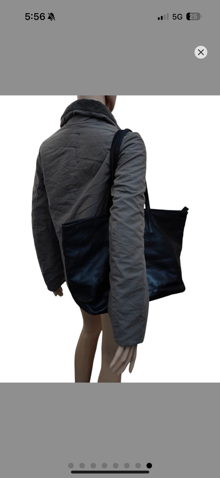 Genuine Leather Classic Leather Tote Size ONE SIZE - 6 Thumbnail