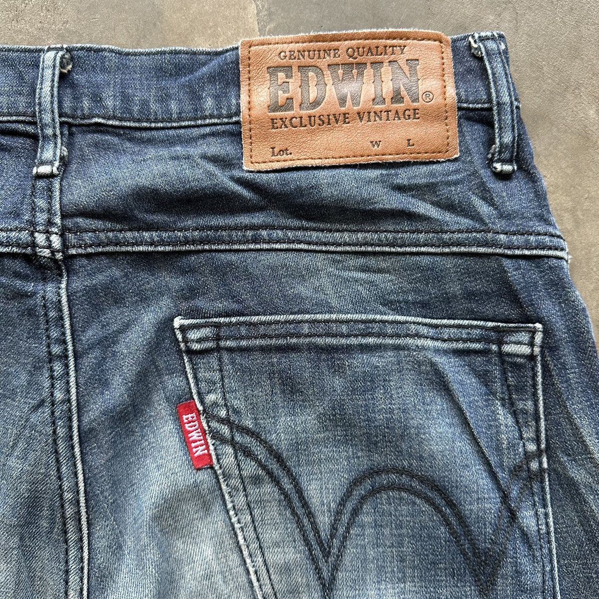 Edwin × Jean × Vintage Vintage Edwin Distressed Faded Denim Jean Pant W33 Size US 33 - 12 Thumbnail