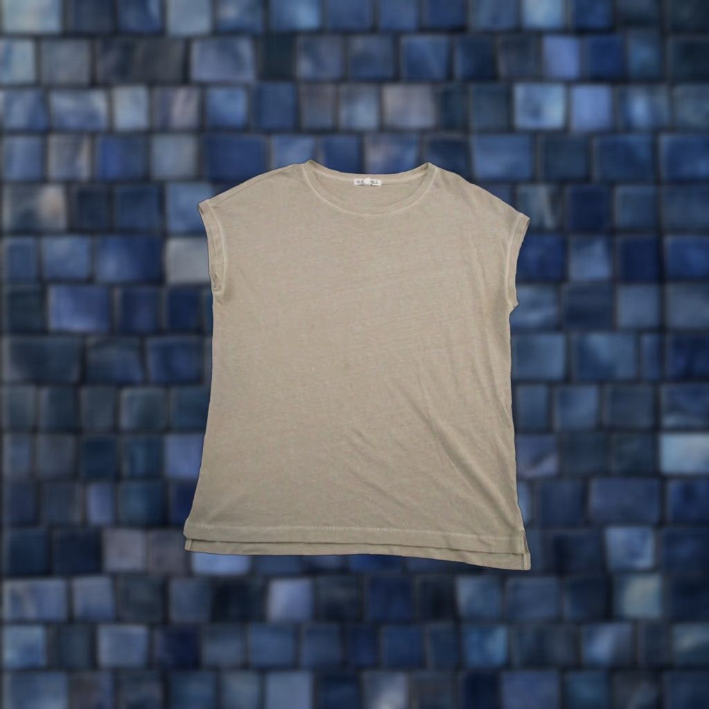 Alex Mill Alex Mill Sleeveless Top Women's Size M Beige Cotton Blend Recycled Read Size M / US 6-8 / IT 42-44 - 1 Thumbnail