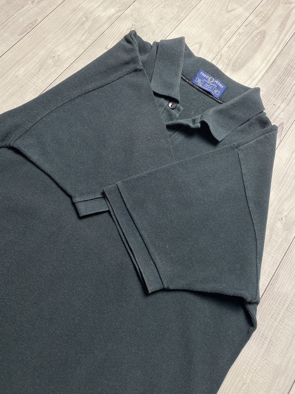 Fred Perry Vintage Fred Perry polo 80s navy distressed Size US XL / EU 56 / 4 - 4 Thumbnail