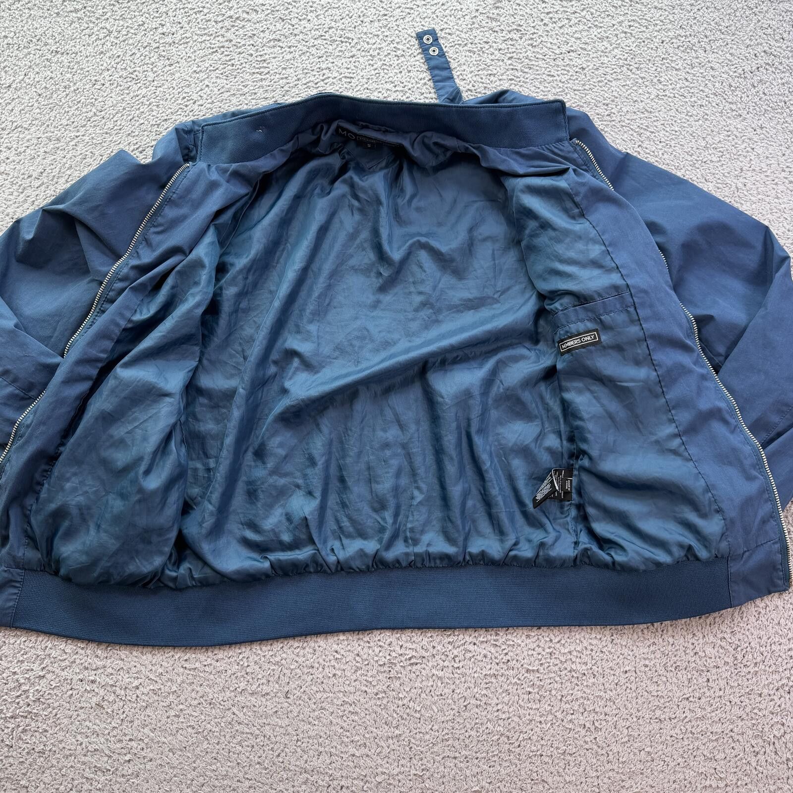 Members Only Members Only Blue Racer Bomber Jacket Mens S Lightweight Zip Size US S / EU 44-46 / 1 - 6 Thumbnail