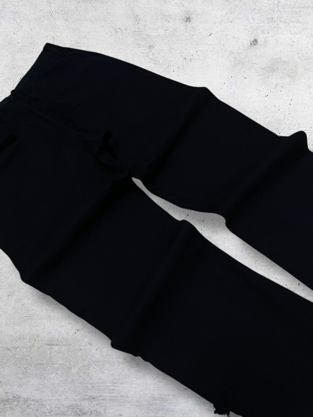 Yohji Yamamoto VINTAGE YOHJI YAMAMOTO JAPAN DESIGNER 90S DISTRESSED PANT Size US 29 - 14 Thumbnail
