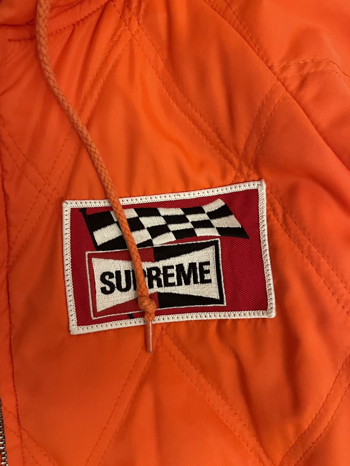 Supreme Supreme AW13 Quilted Racing Hooded Jacket Size US M / EU 48-50 / 2 - 4 Thumbnail