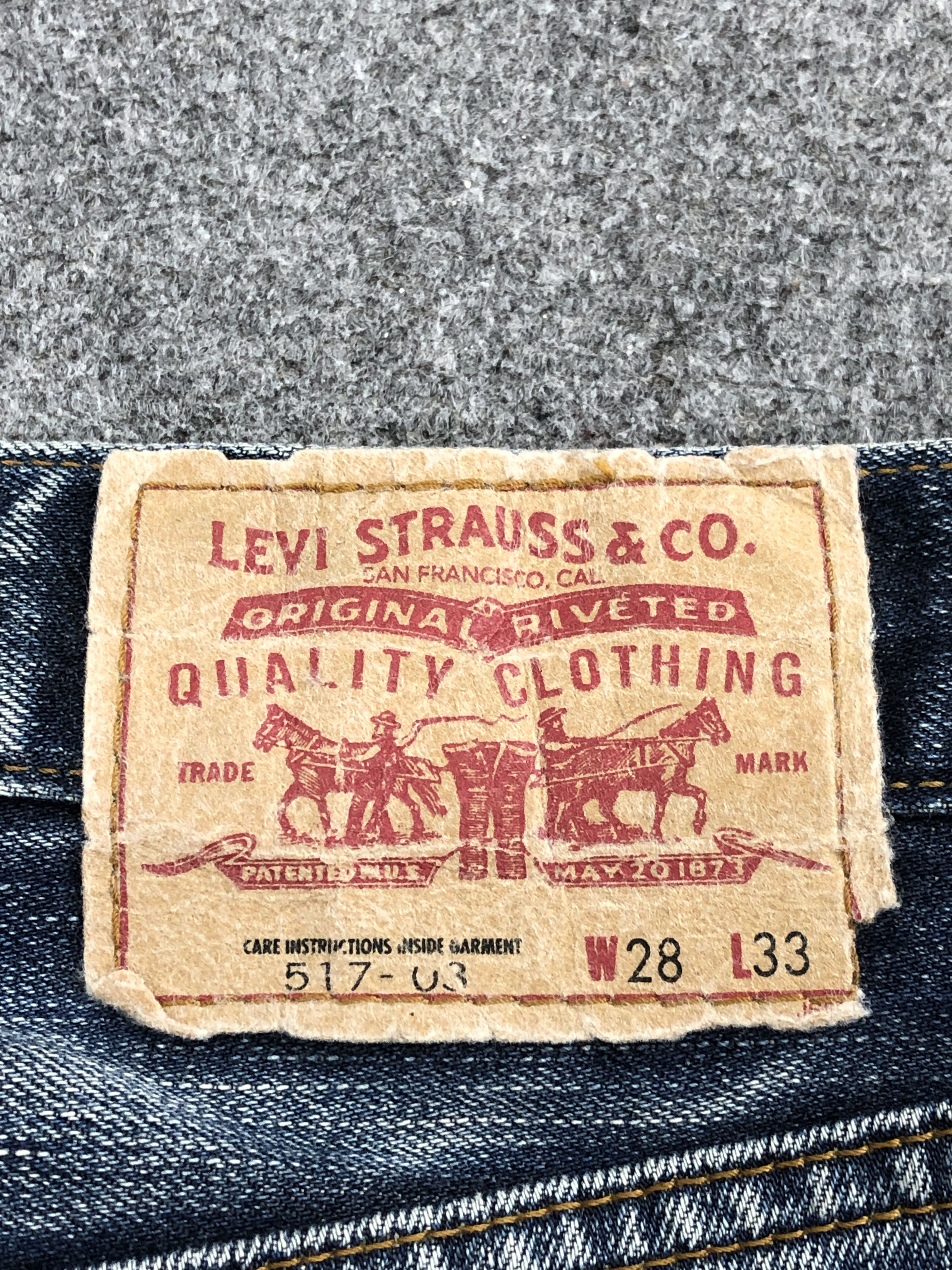 Levi's Vintage Levis 517 Flared Bootcut Bell Bottom Jeans DP2459 Size US 27 - 5 Thumbnail