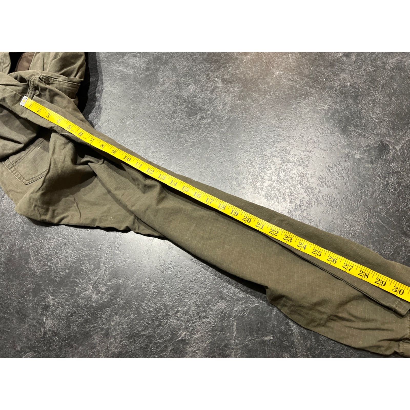 Wrangler VINTAGE Wrangler Cargo Pants Mens 40x31 Green Ripstop Canvas Baggy Workwear Y2K Size US 40 / EU 56 - 5 Thumbnail
