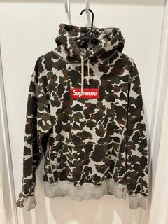 Fake supreme hot sale hoodie camo