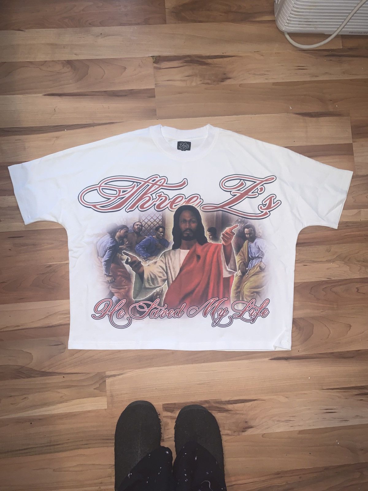 Vintage Jesus Graphic Shirt Size US XL / EU 56 / 4 - 2 Thumbnail
