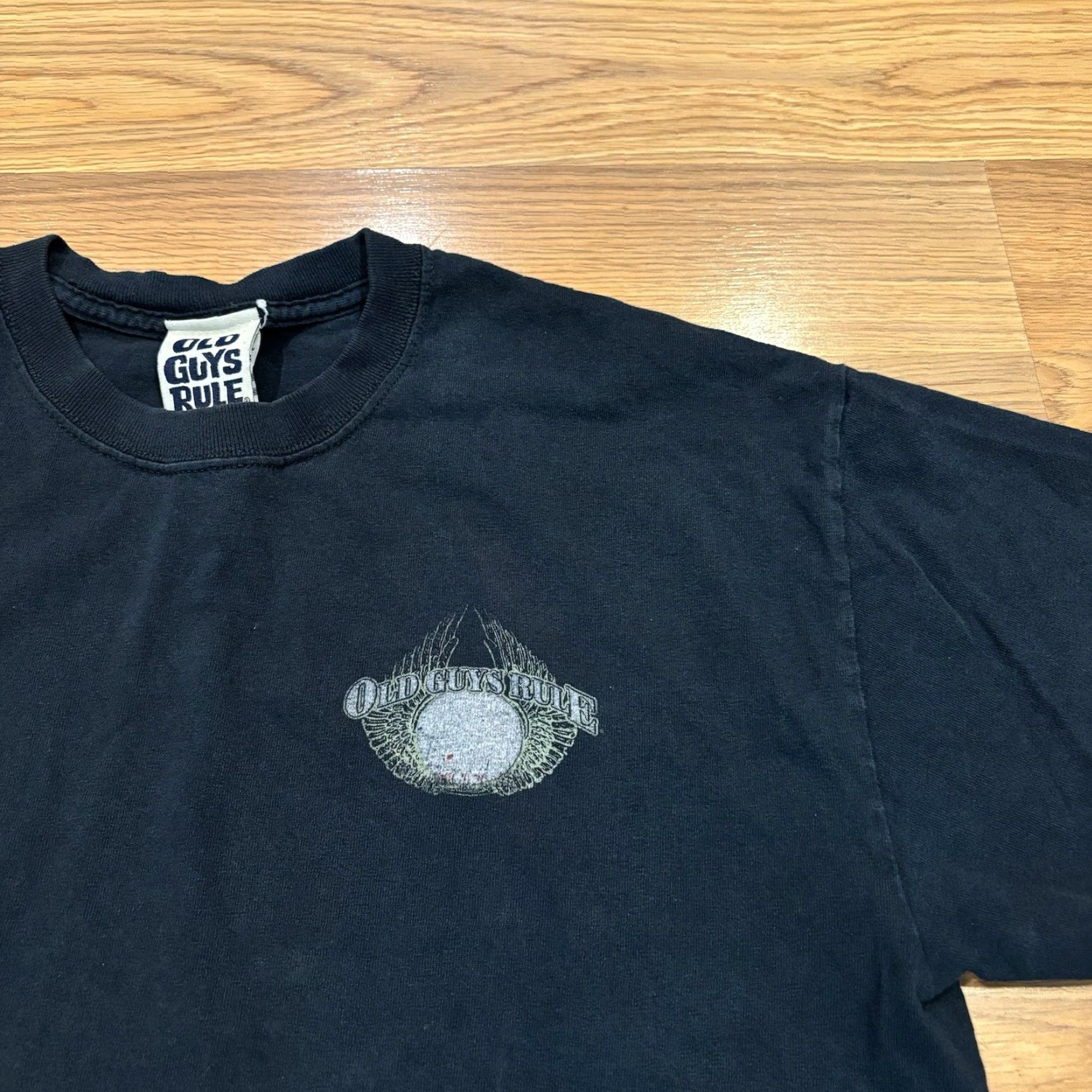 Vintage VINTAGE Old Guys Rule Black T Shirt Y2K Short Sleeve Men’s Size Medium Size US M / EU 48-50 / 2 - 3 Thumbnail