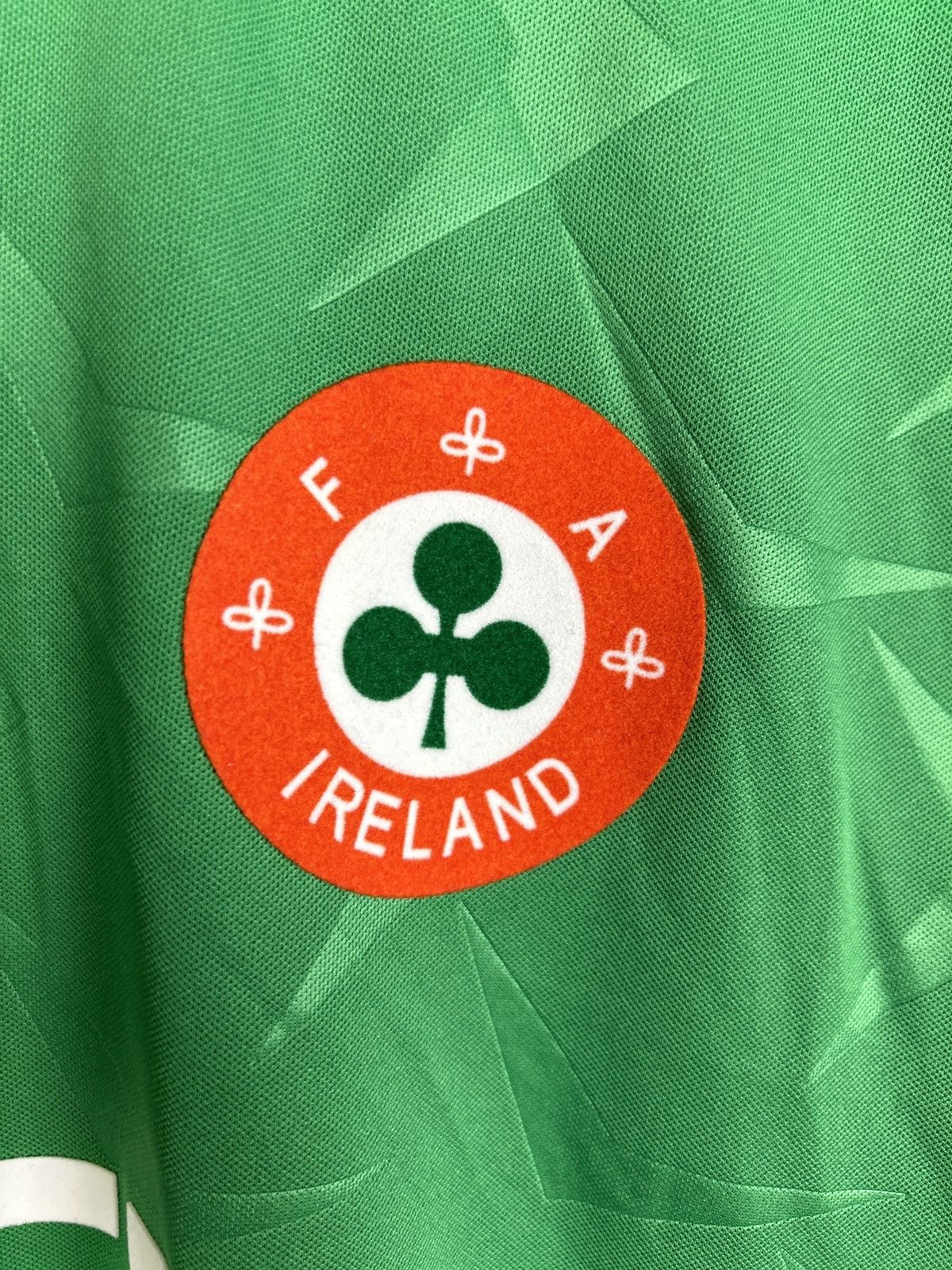 Vintage Vintage Ireland 1990 FAI Adidas Replica Soccer Jersey Size US L / EU 52-54 / 3 - 3 Thumbnail