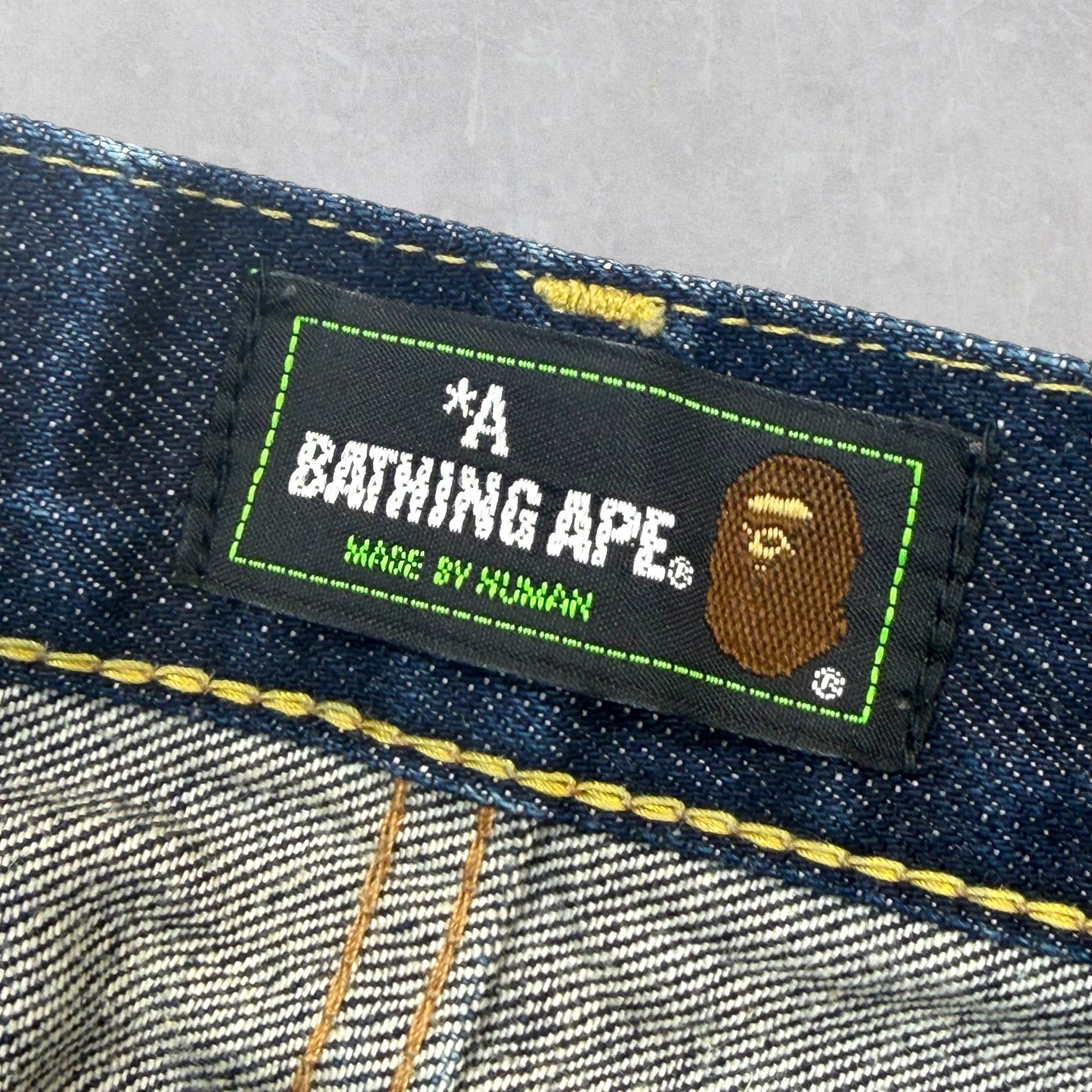 Bape Bape Sta Denim Shorts M Size US 32 / EU 48 - 4 Thumbnail