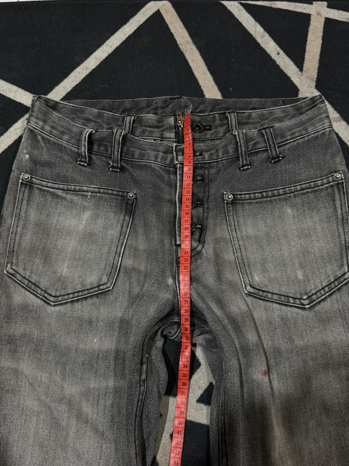 PPFM PPFM Double Waist Flared Denim Size US 30 / EU 46 - 11 Thumbnail