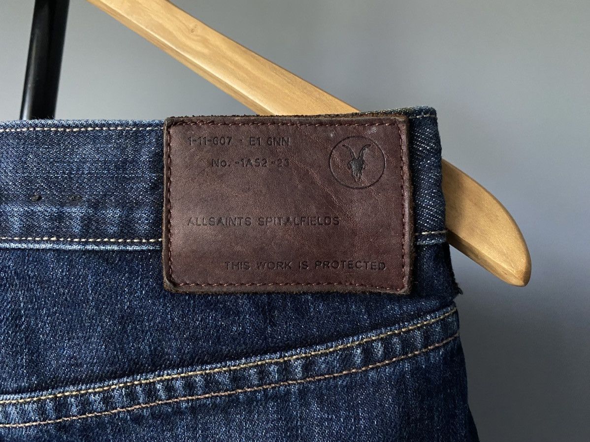 Allsaints Allsaints Deathstar Iggy Selvedge Distressed Denim Shorts Size US 32 / EU 48 - 13 Thumbnail