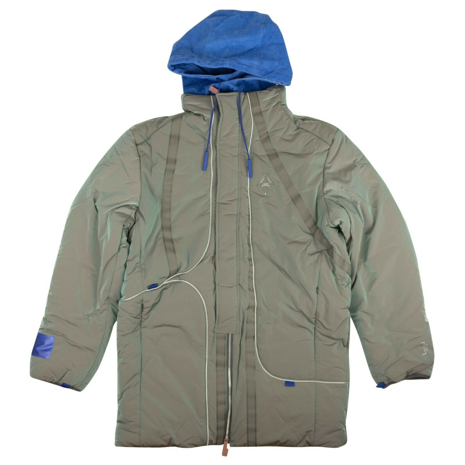 image of A Cold Wall Green Iridescent Down Jacket Size S, Men's