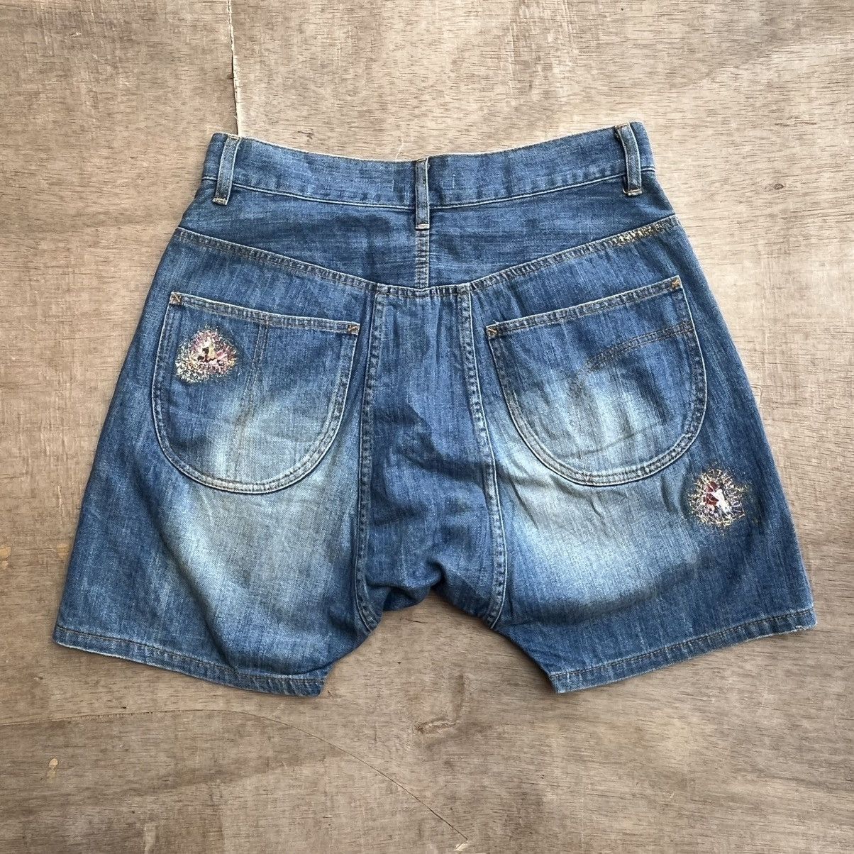Issey Miyake × Japanese Brand × Tsumori Chisato TSUMORI CHISATO DENIM SHORT DROP CROTCH Size US 32 / EU 48 - 5 Thumbnail