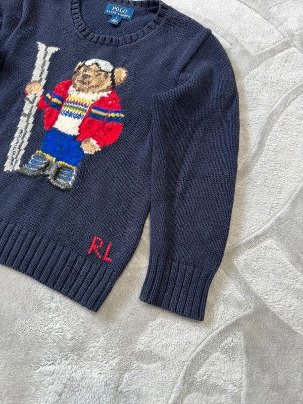 Polo Ralph Lauren Polo Ralph Lauren Ski Teddy Bear Pullover Sweater size 5 115 Size XXS / US 00 / IT 34 - 3 Thumbnail