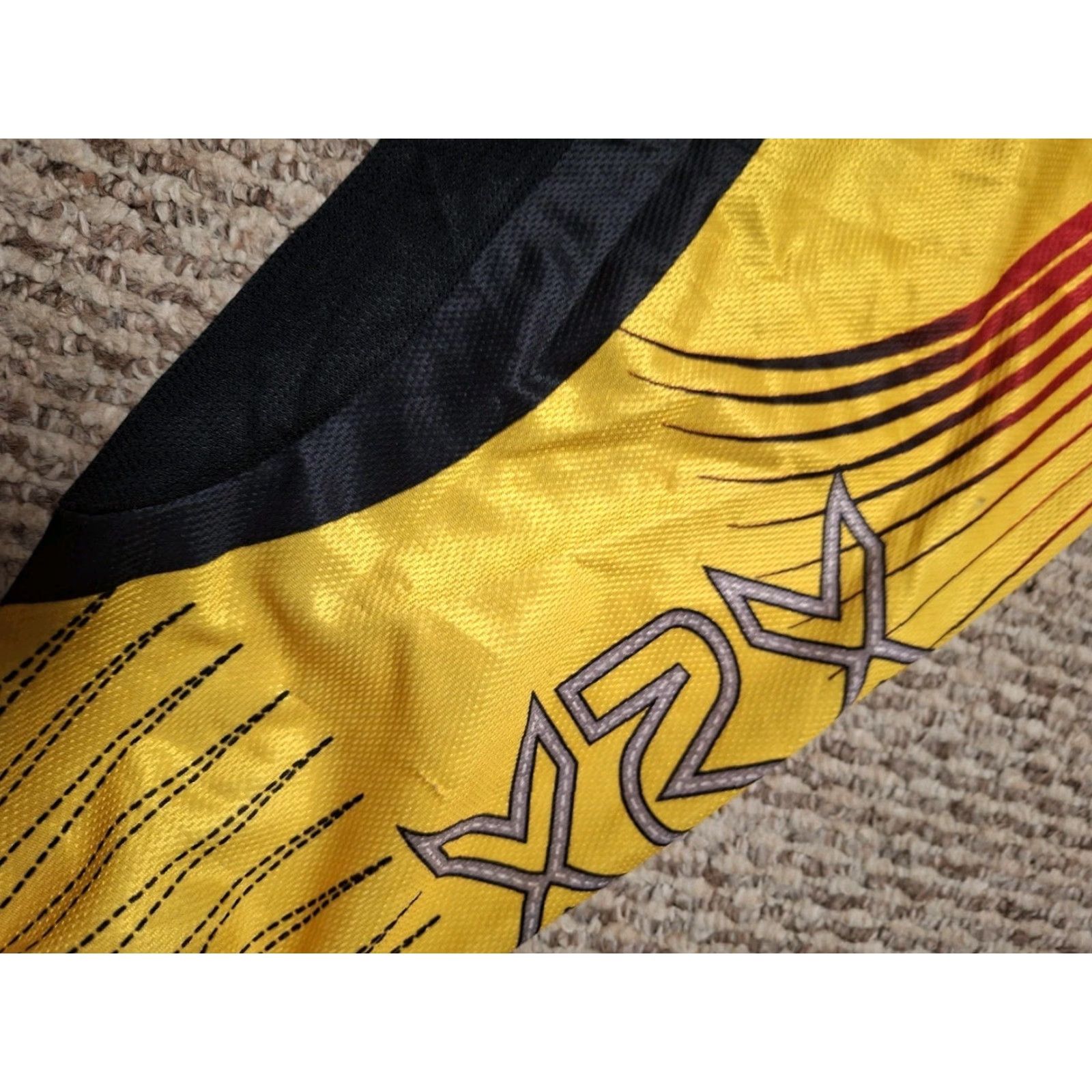 Vintage XMX Xtreme Motocross Jersey Shirt L/XL Red Black Yellow MX Racing Shirt Mens Long Sleeve Pullover Jersey Breathable Lightweight Size US L / EU 52-54 / 3 - 4 Thumbnail
