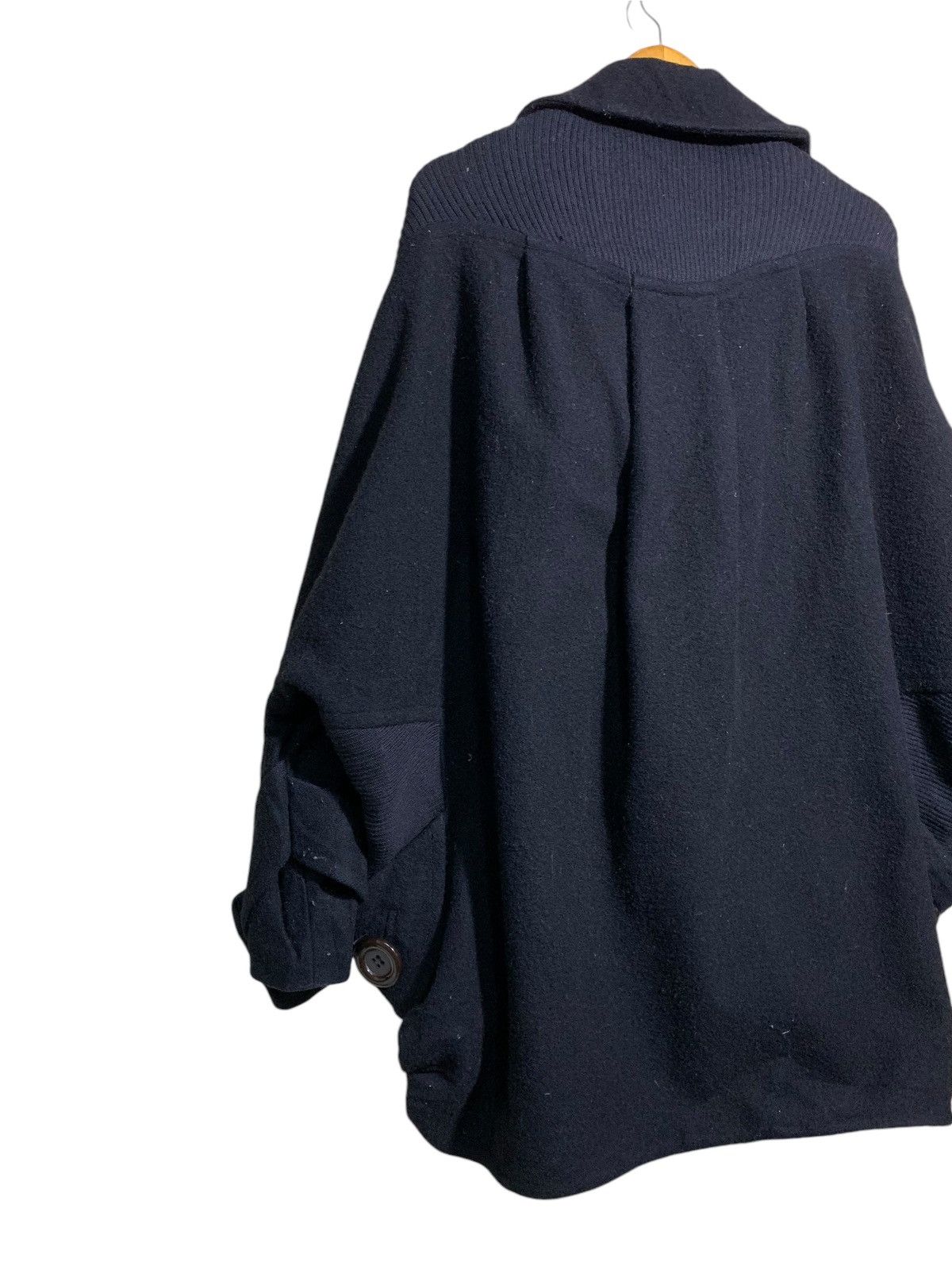 Issey Miyake 🔥MERCIBEAUCOUP ISSEY MIYAKE WOOL ASYMETRICAL JACKET Size L / US 10 / IT 46 - 7 Thumbnail