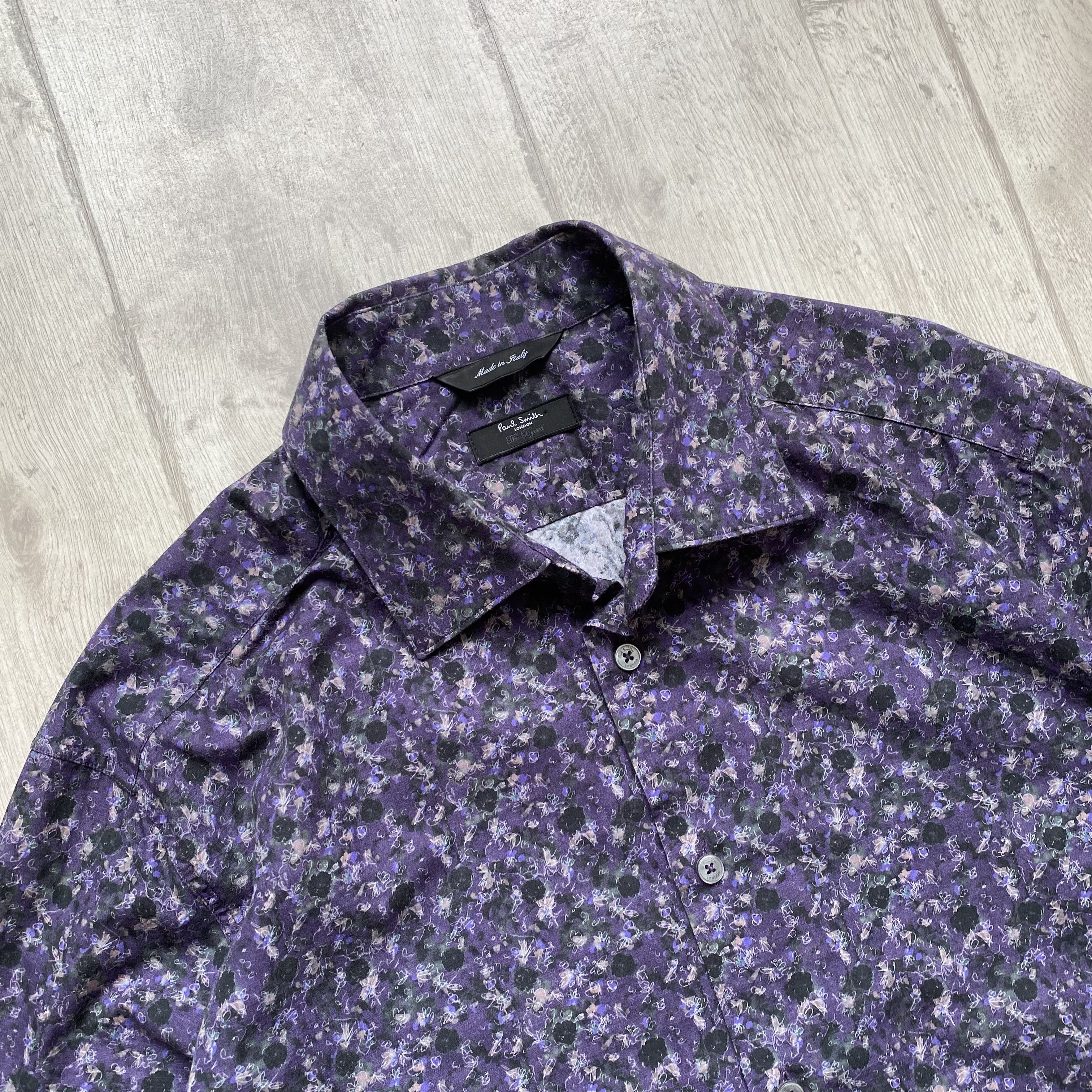 Paul Smith 🌺 Paul Smith Designer Shirt Floral Monogram Size US L / EU 52-54 / 3 - 2 Thumbnail