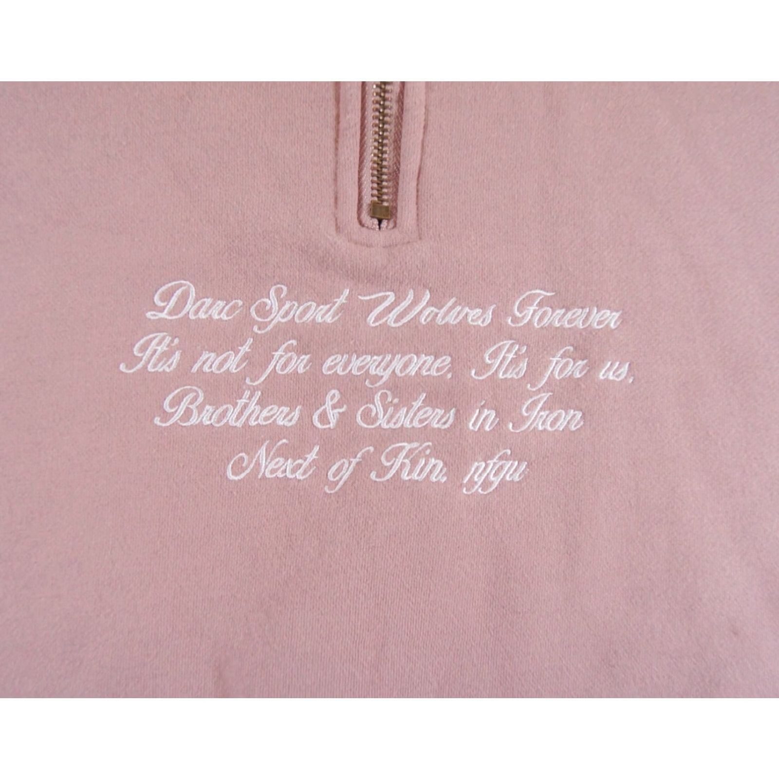 Darc Sport Darc Sport Sweatshirt Small Pink 1/4 Zip Pullover Outdoors Mens Size US S / EU 44-46 / 1 - 2 Thumbnail