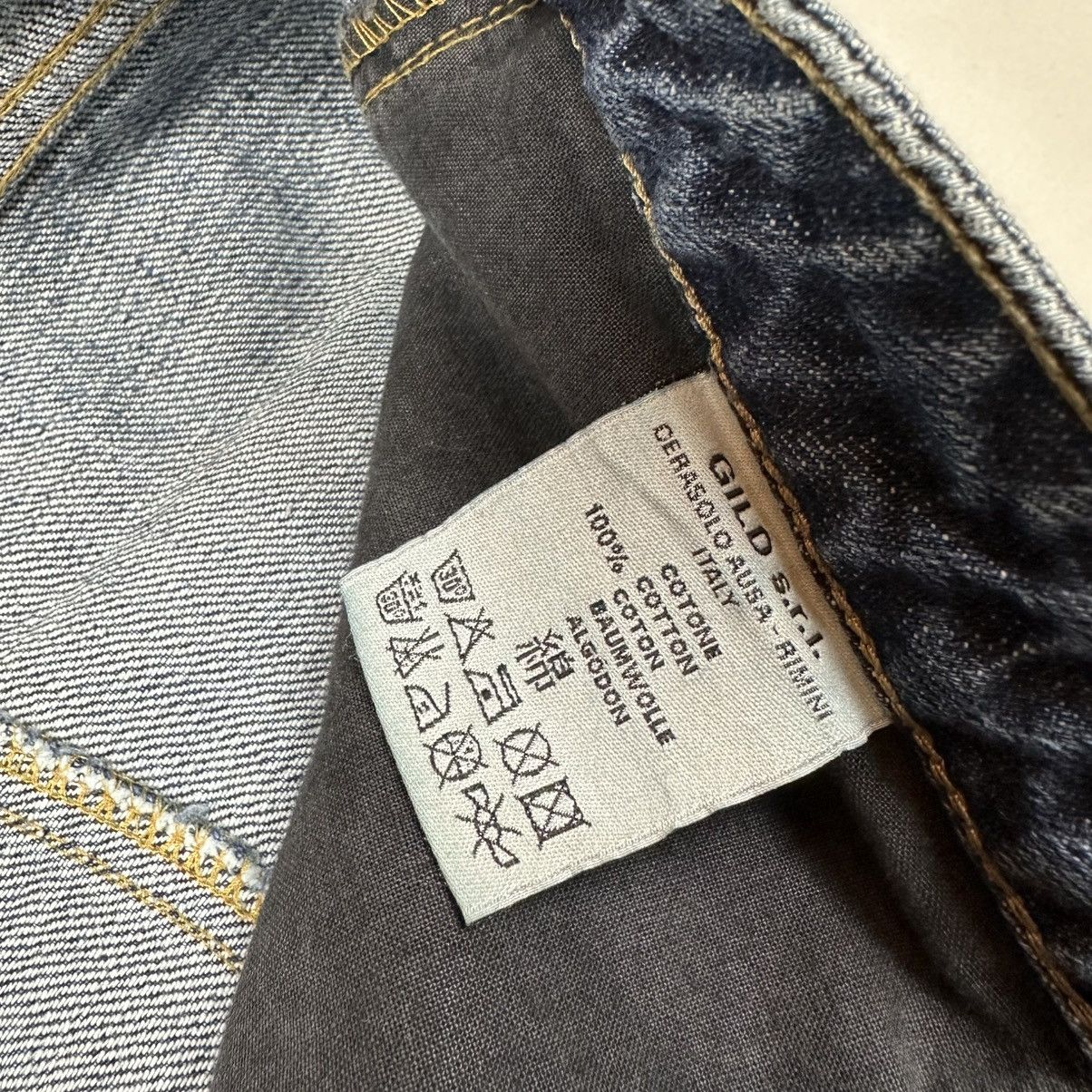 Andrew Mackenzie Andrew Mackenzie Low Waist Distressed Jeans IT48 W33 Size US 33 - 12 Thumbnail