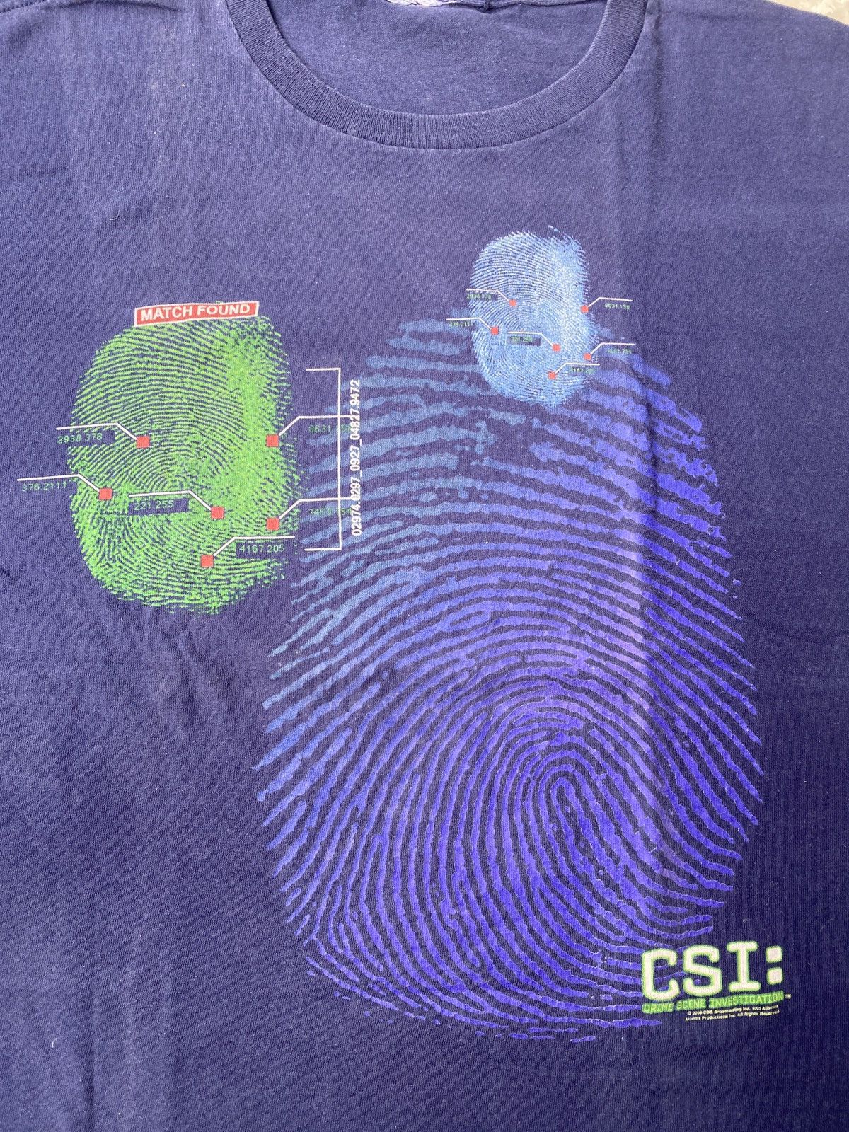 Other CSI: “Match Found” Fingerprint Graphic Tee (2000s) Size US L / EU 52-54 / 3 - 6 Thumbnail