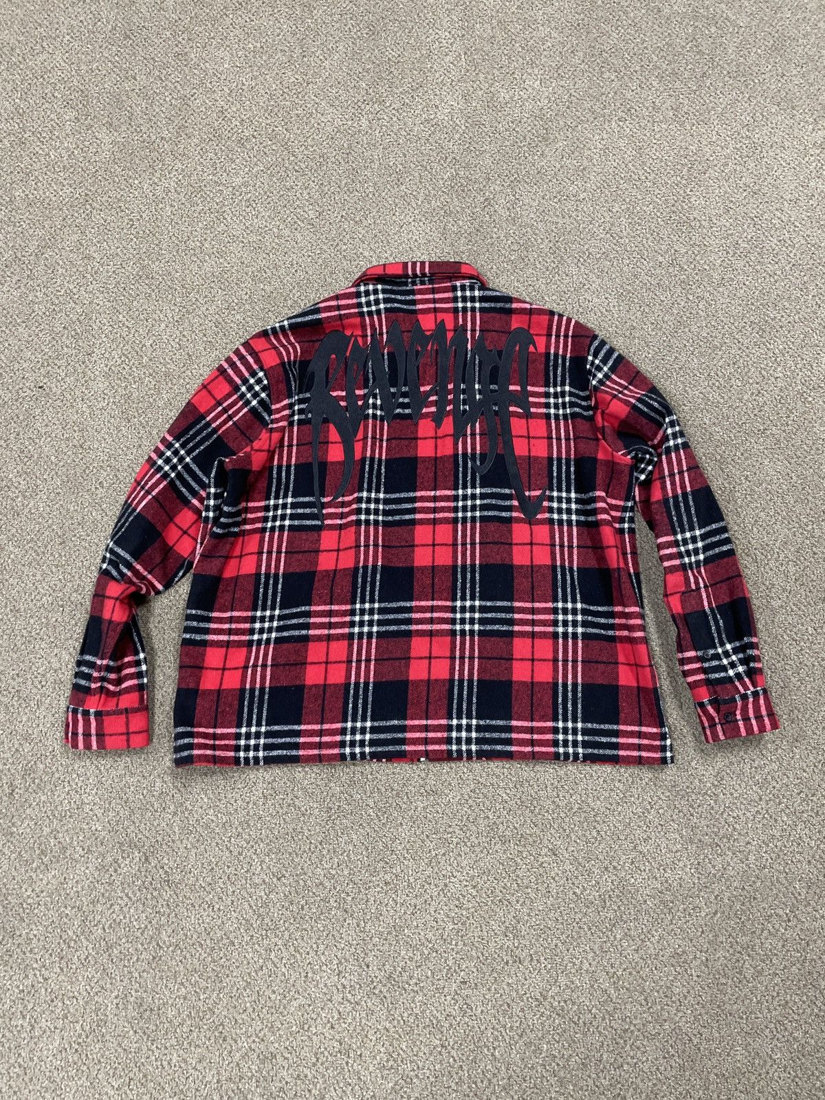 Revenge Revenge Black Red Zip Flannel Size US L / EU 52-54 / 3 - 2 Thumbnail