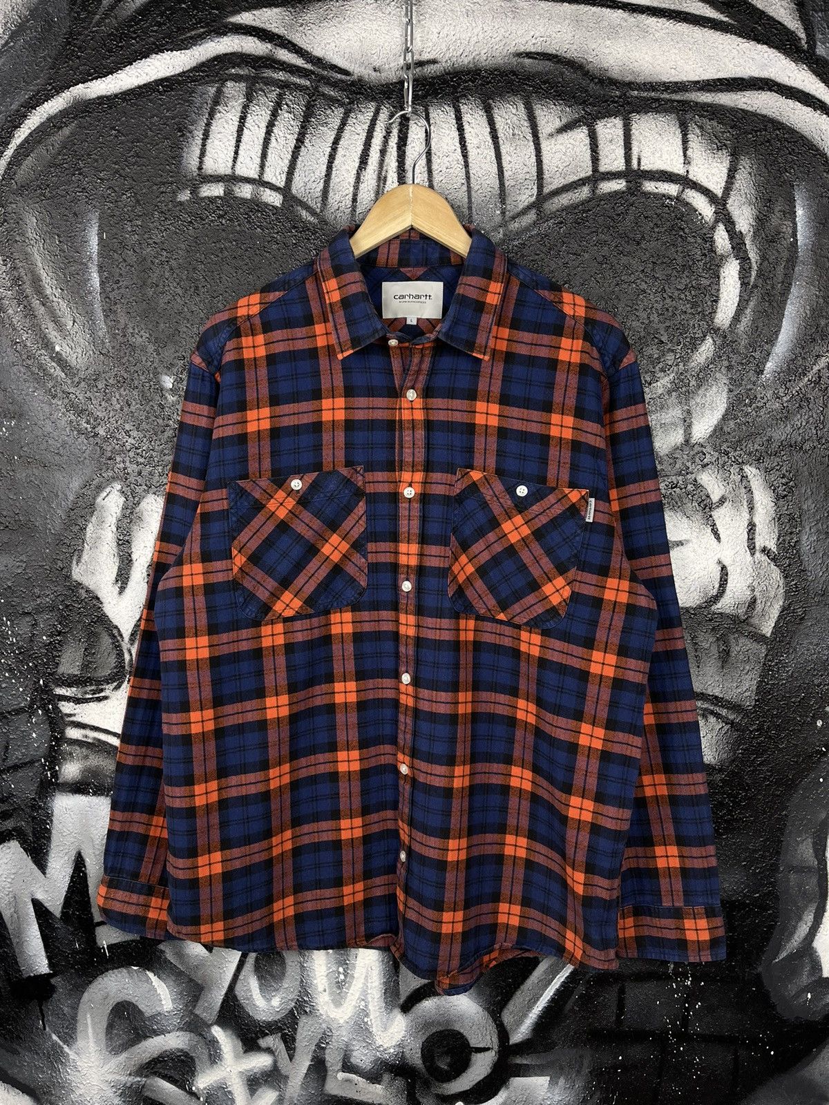 Carhartt Carhartt WIP L/S Sloman Shirt Flannel Button Up Size L Size US L / EU 52-54 / 3 - 2 Thumbnail