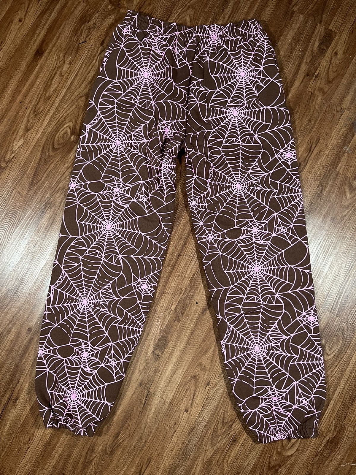 Sp5der Sp5der Worldwide Spider AOP Web Sweatpants Sz L Size US 34 / EU 50 - 2 Thumbnail