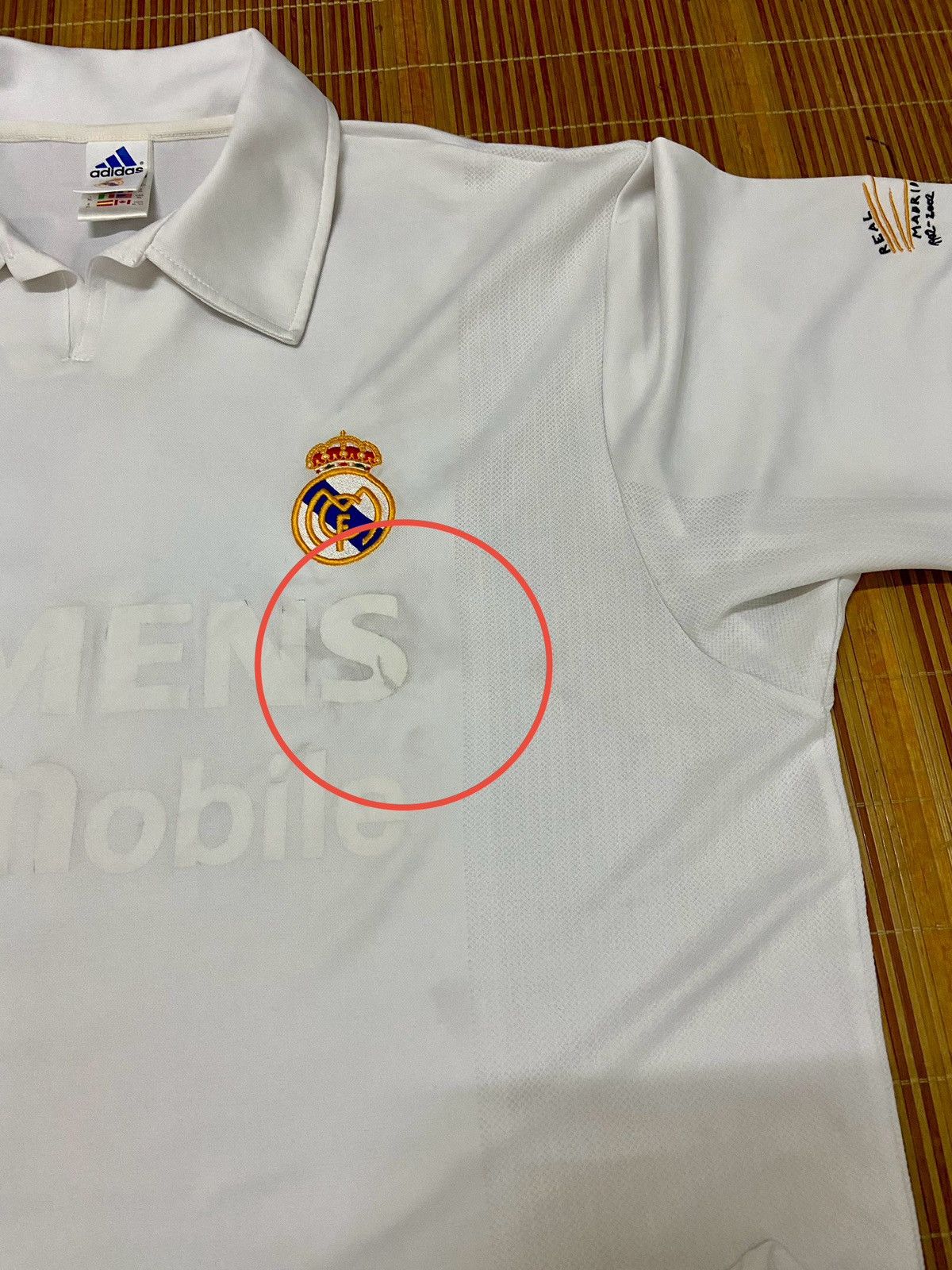 Other VINTAGE REAL MADRID 2002 100th YEARS ANNIVERSARY / RONALDO Size US XL / EU 56 / 4 - 11 Thumbnail