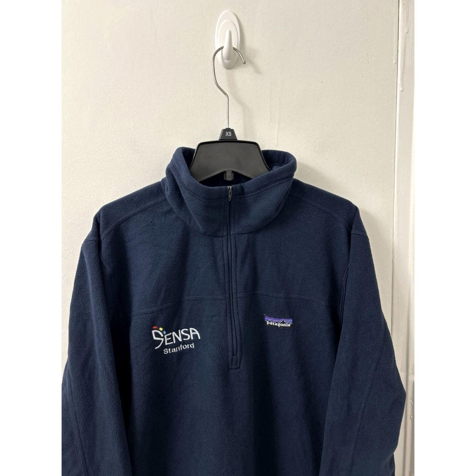 Patagonia Patagonia Micro D Fleece Pullover Mens Sz M Blue 1/4 Zip Long Sleeve Mock Neck Sweater Outdoor Size US M / EU 48-50 / 2 - 2 Thumbnail